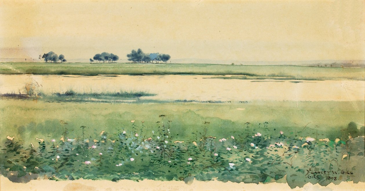 Táj mocsarakkal, 1898. alkotó: De Lancey Gill