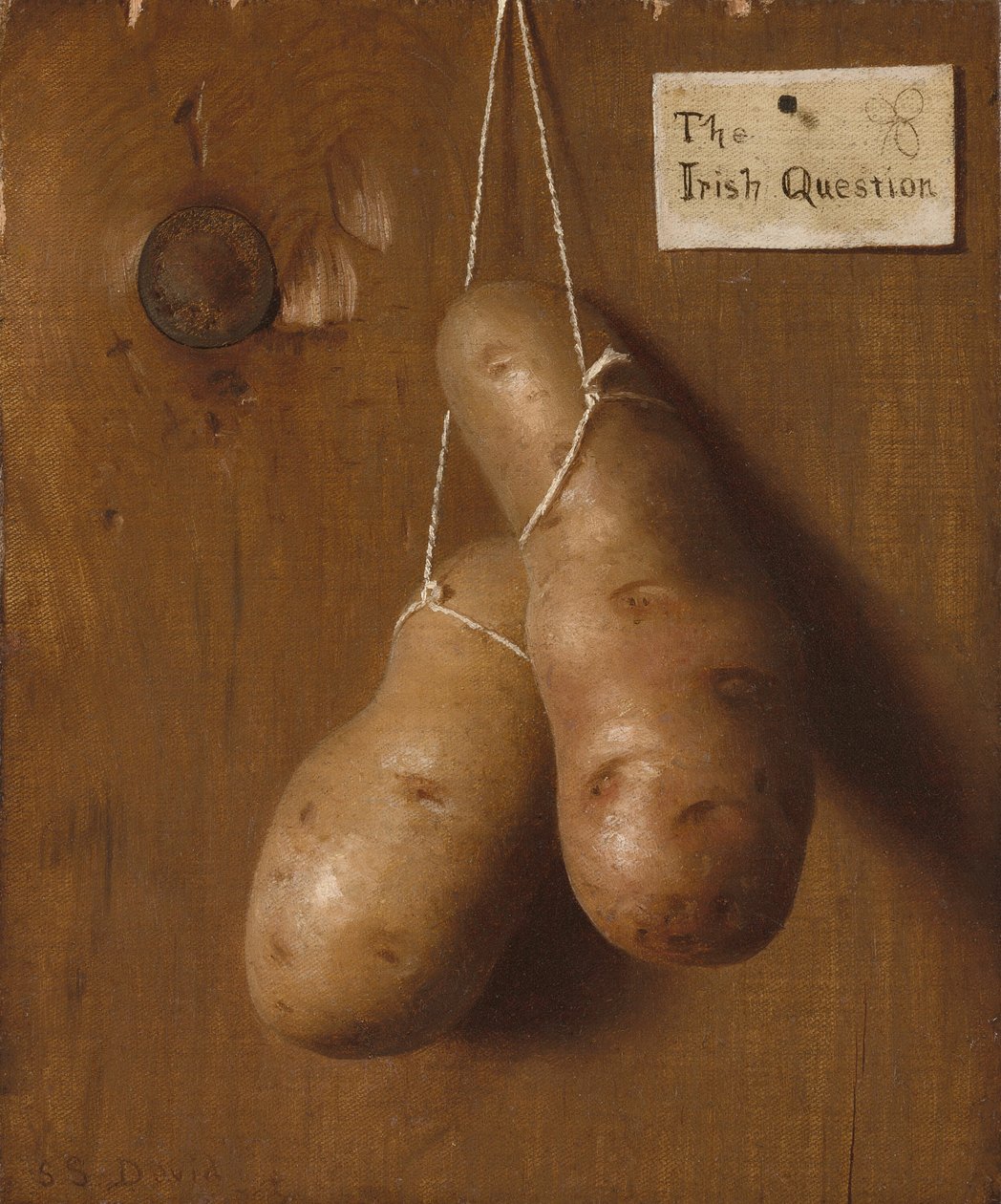 Az ír kérdés, 1880-as évek. alkotó: De Scott Evans