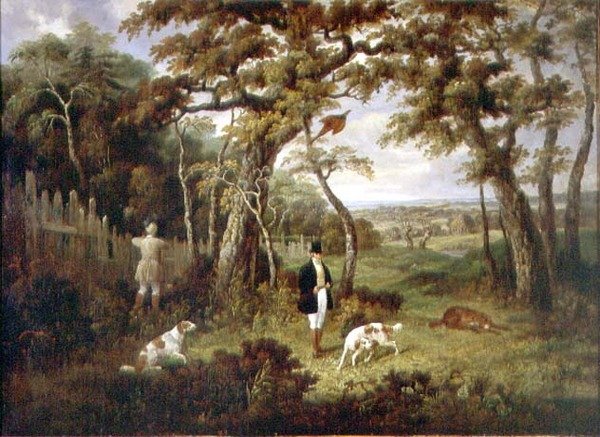 Fácánlövés (olaj, vászon) alkotó: Dean I Wolstenholme