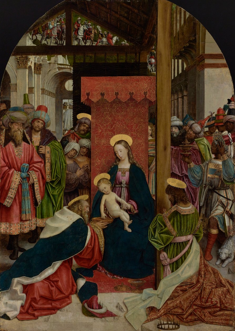 Mágusok imádása, 1520 körül alkotó: Defendente Ferrari