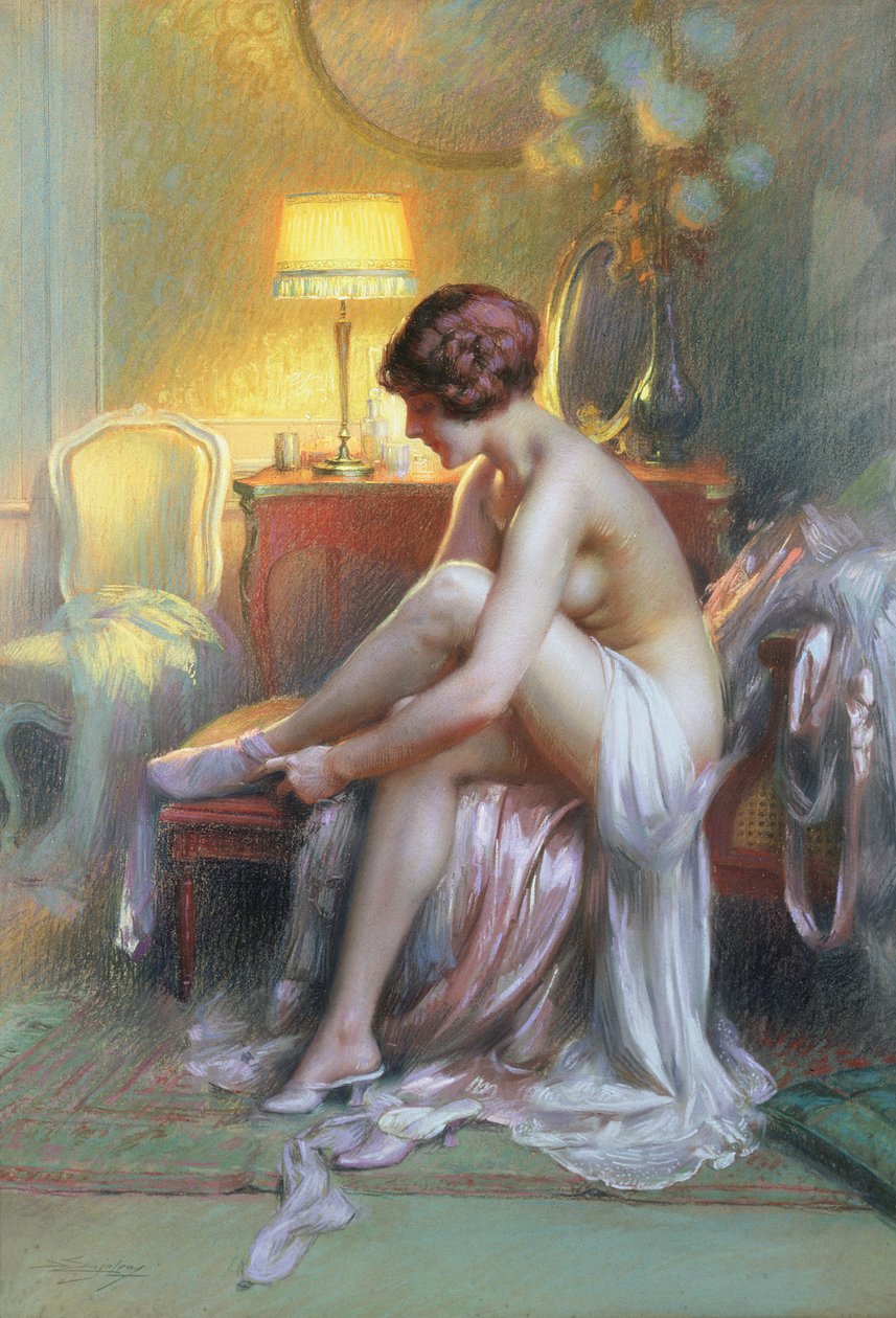 Fiatal nő (pasztell) alkotó: Delphin Enjolras