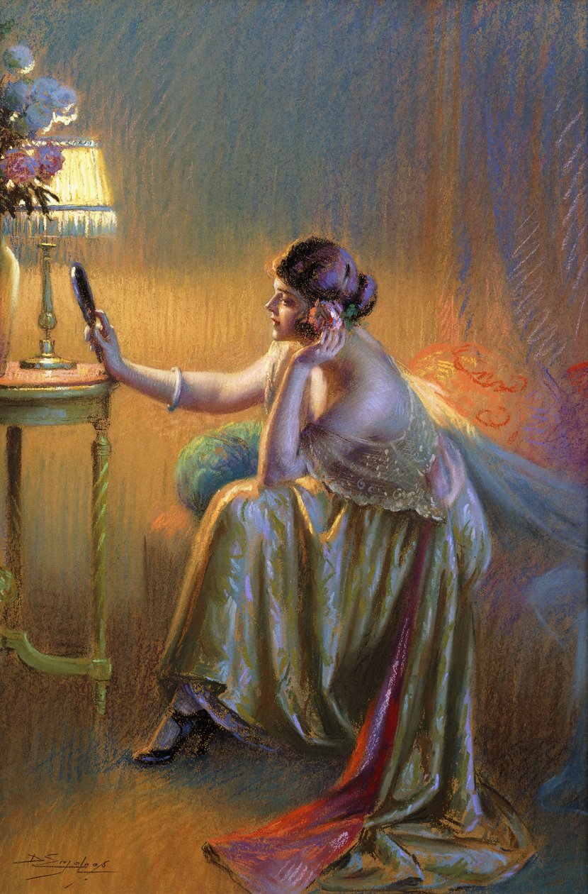 Csendes olvasás alkotó: Delphin Enjolras