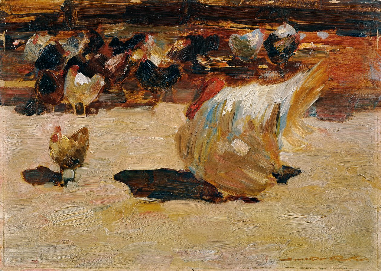 Hühnerhof alkotó: Demeter Koko