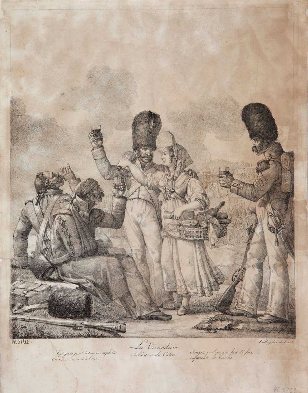 A Vivandière alkotó: Denis Auguste Marie Raffet