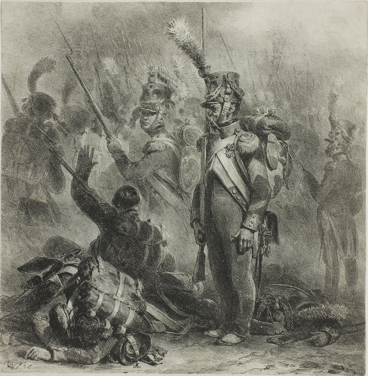 Zárja be a rangokat alkotó: Denis Auguste Marie Raffet
