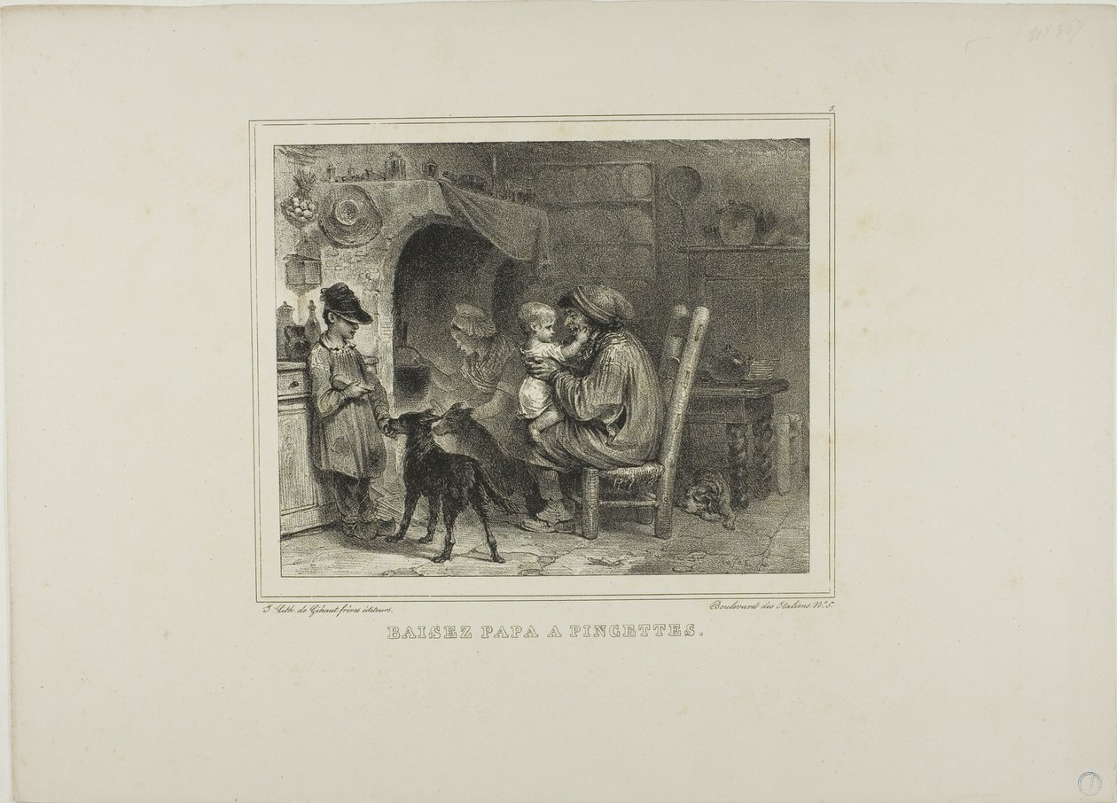 Puszi papa csipetnyi alkotó: Denis Auguste Marie Raffet