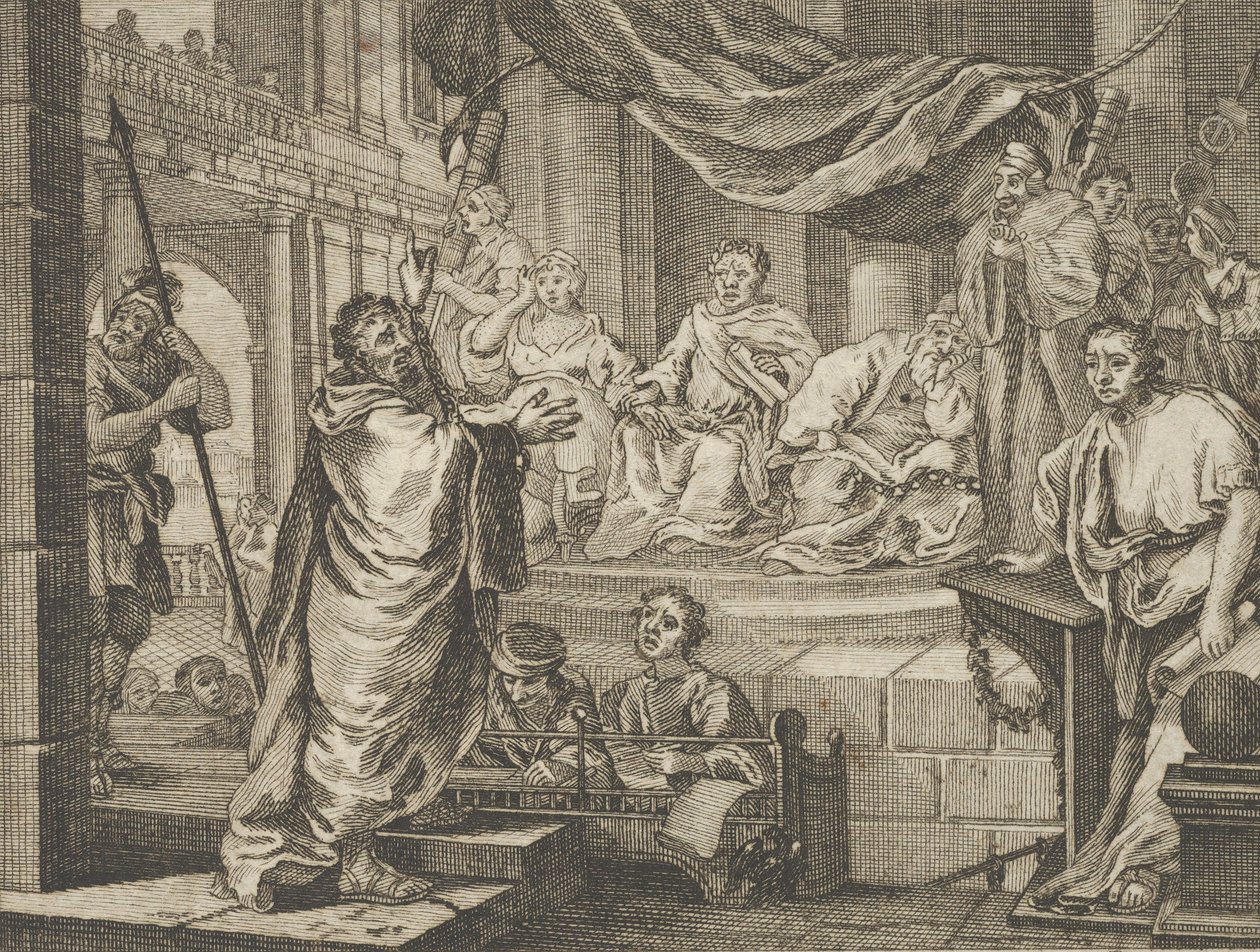 Pál Félix előtt, kb. 1800. alkotó: Dent