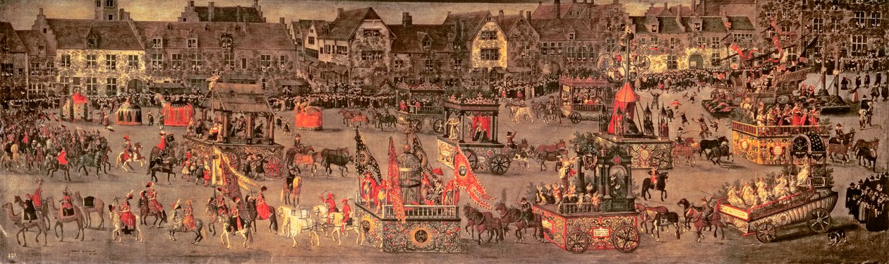 Izabella főhercegnő (1556-1633) diadala a brüsszeli Ommeganckban, 1615. május 31-én, vasárnap (a részletekért lásd: 75629) alkotó: Denys van Alsloot