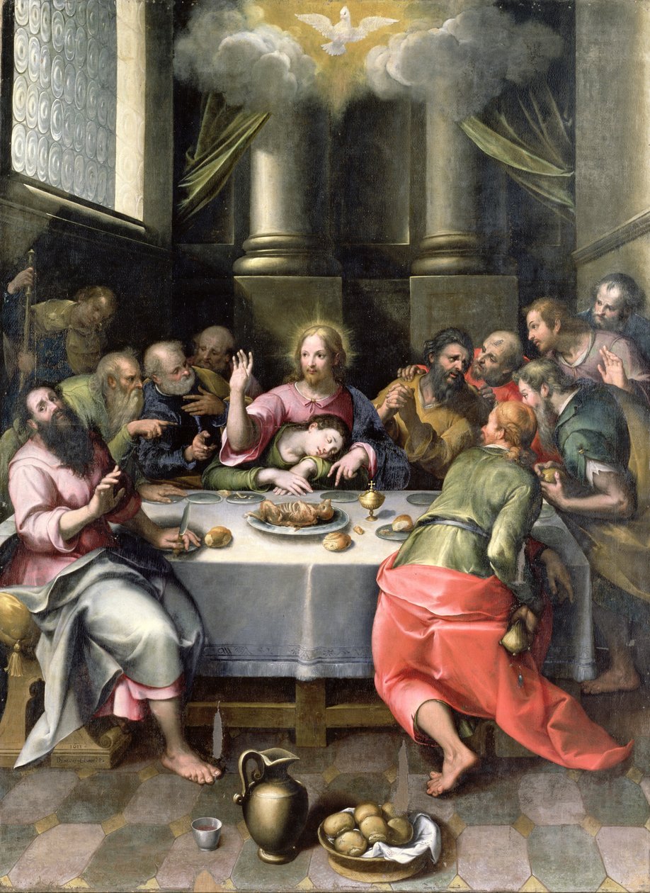 Az utolsó vacsora, 1611 alkotó: Denis Calvaert