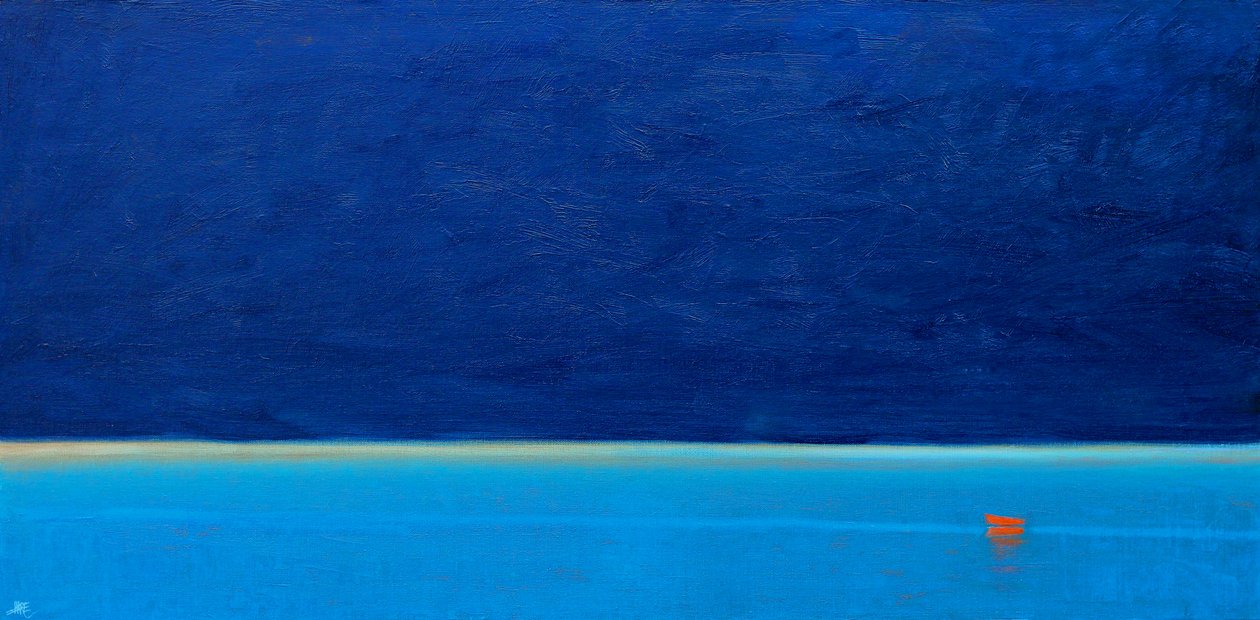 A vörös csónak, 2012 (olaj, vászon) alkotó: Derek Hare