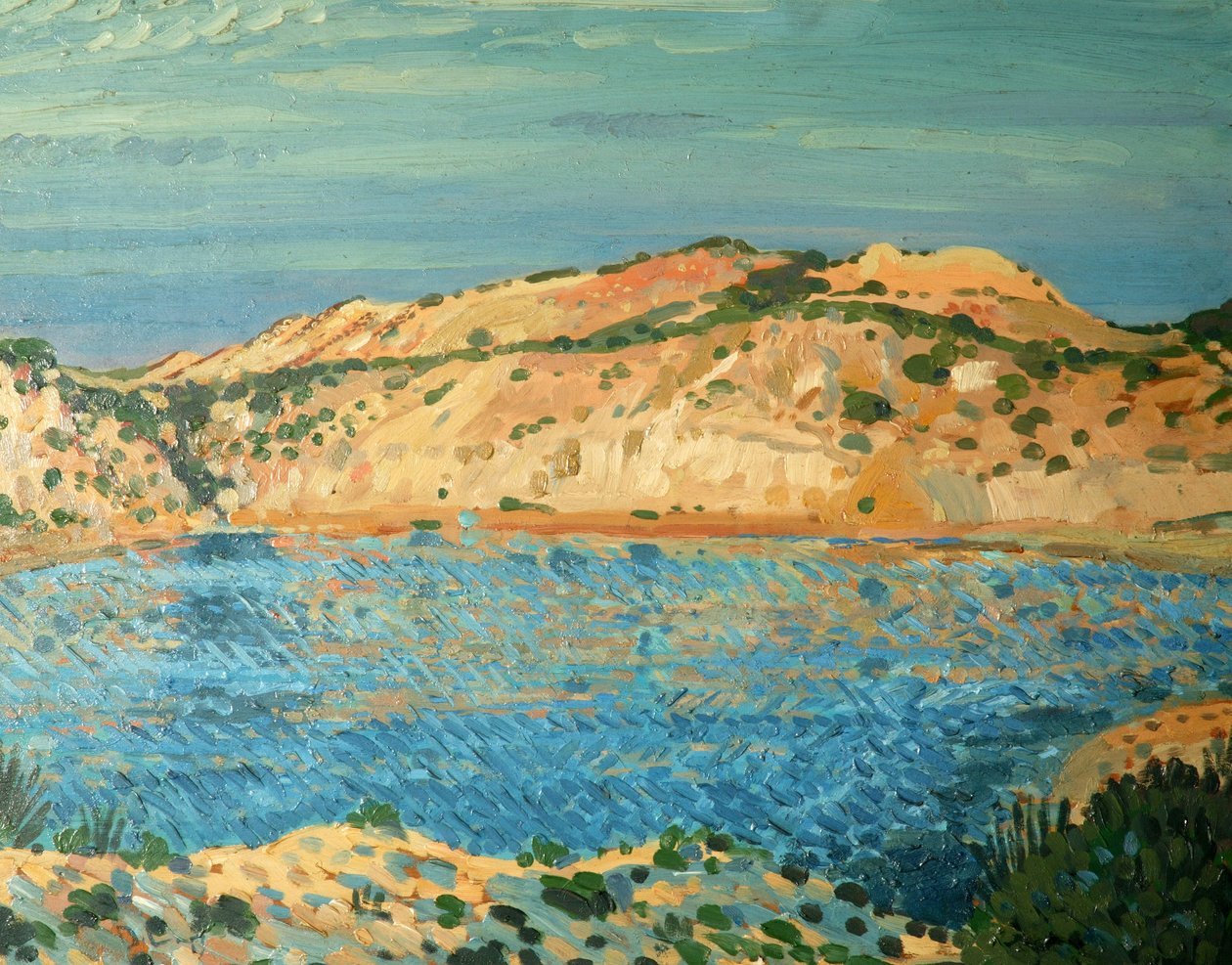 A kék medence alkotó: Derwent Lees