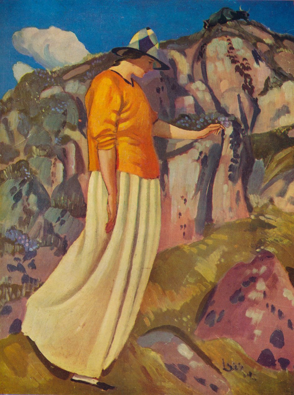 A sárga szoknya, 1914 alkotó: Derwent Lees