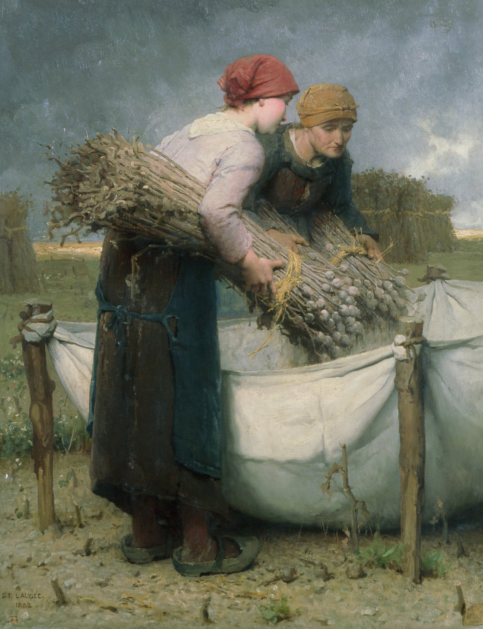 Nők a mezőn, 1882 alkotó: Desire Francois Laugee
