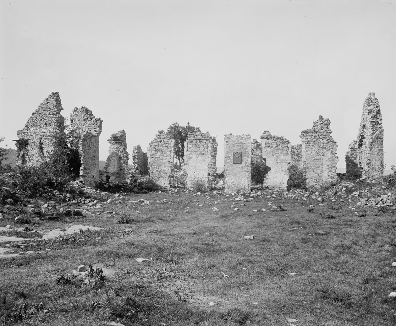 Fort Ticonderoga romjai, Champlain-tó, N.Y., 1900-1010 alkotó: Detroit Publishing Co.