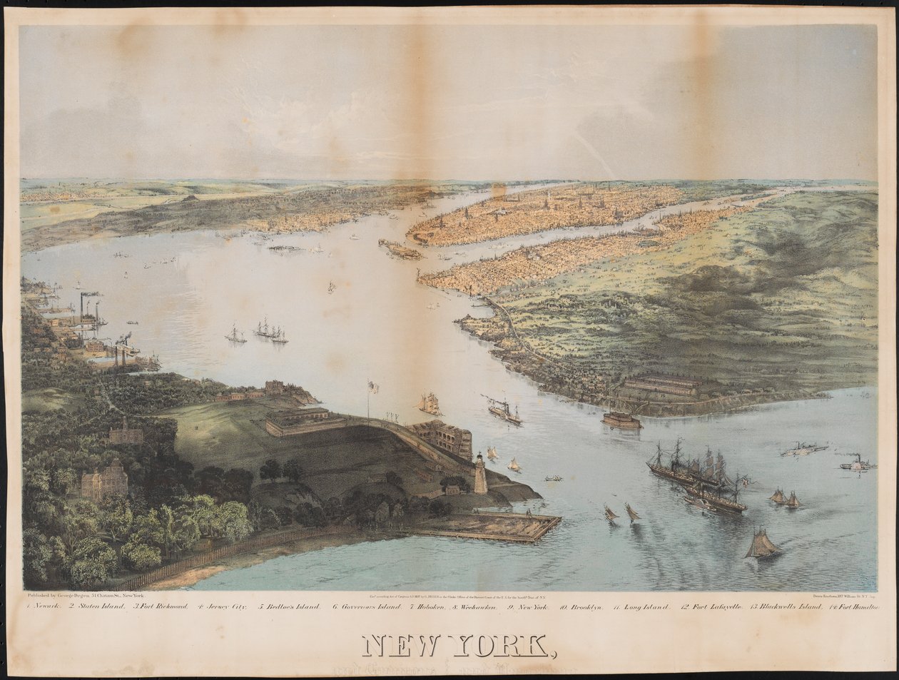 New York, 1868 alkotó: Deutz Brothers