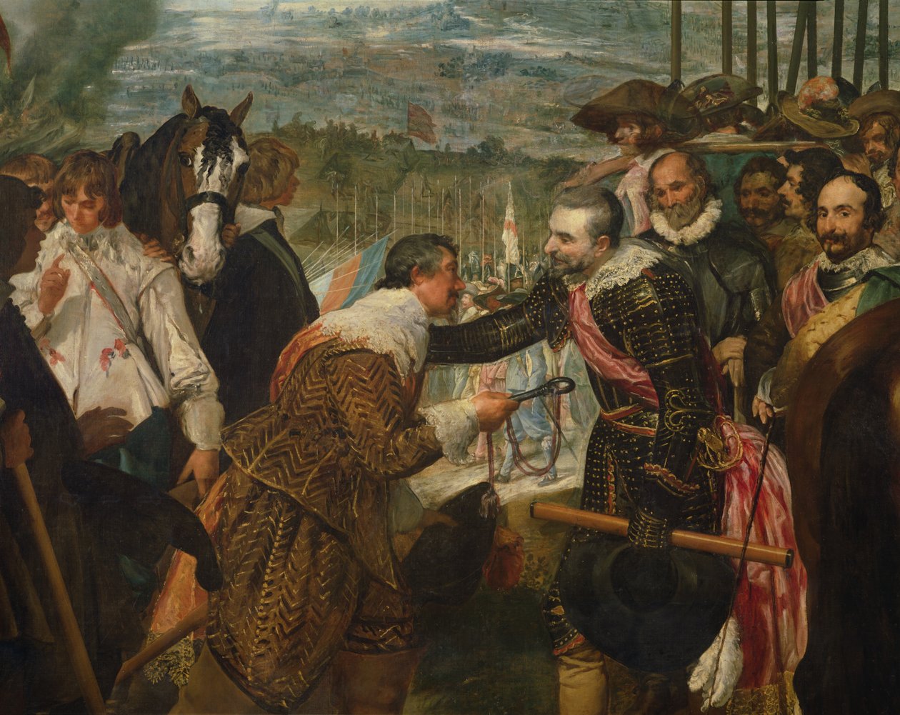 A bredai kapituláció, 1625, 1635 körüli olaj, vászon, részlet a 30730-ról alkotó: Diego Velázquez