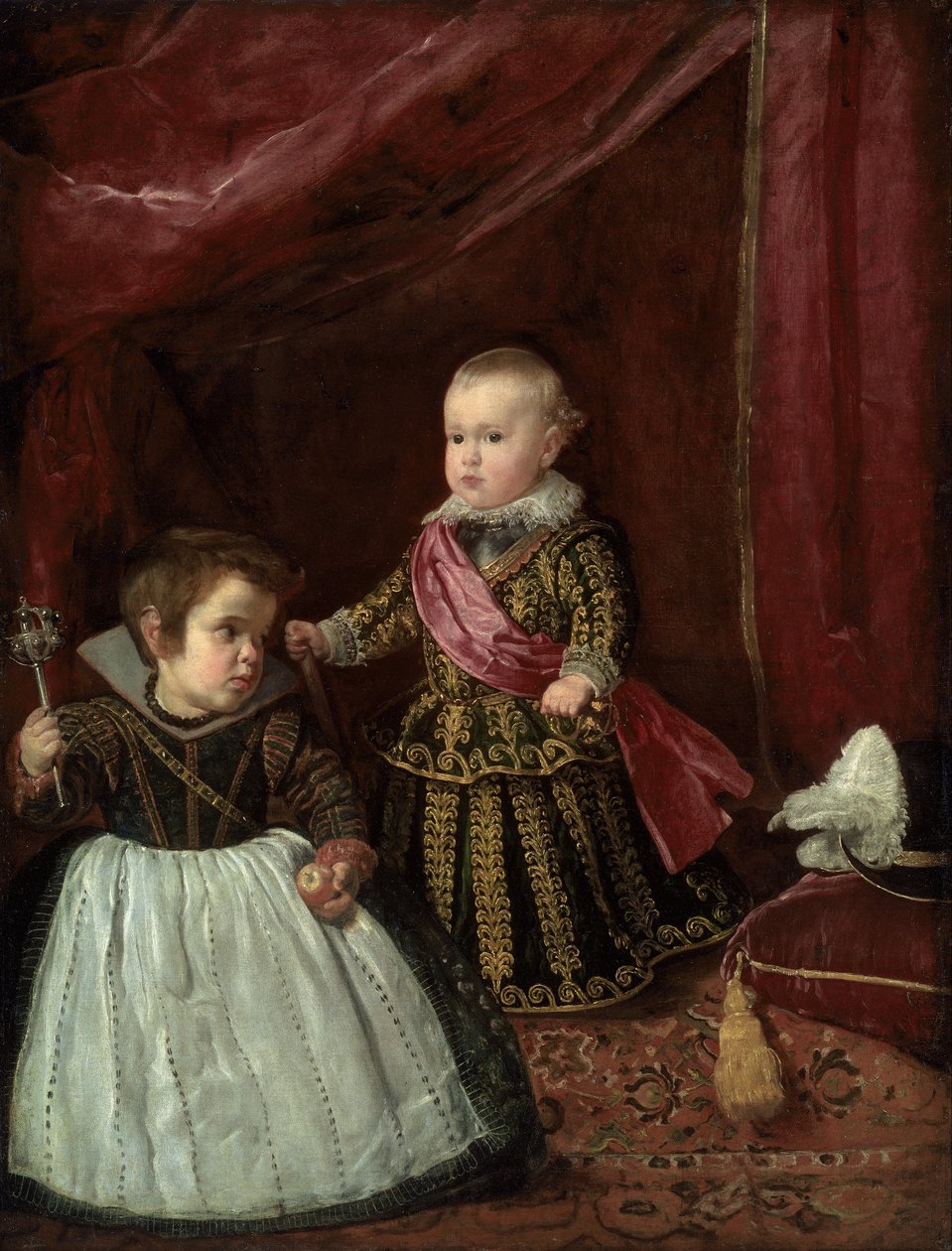 Don Baltasar Carlos törpével alkotó: Diego Velázquez