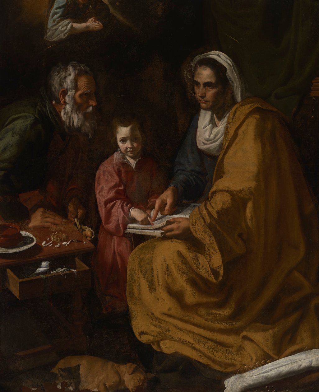 A Szűz nevelése alkotó: Diego Velázquez