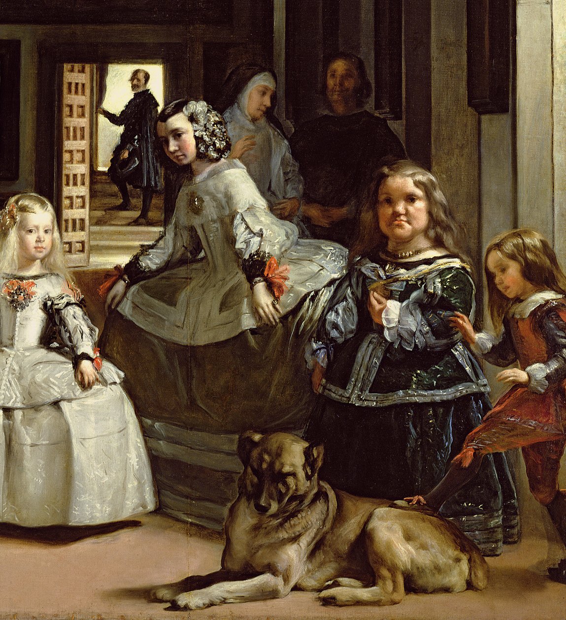 Las Meninas vagy IV. Fülöp családja, 1656 körül (a 405. részlete) alkotó: Diego Velázquez