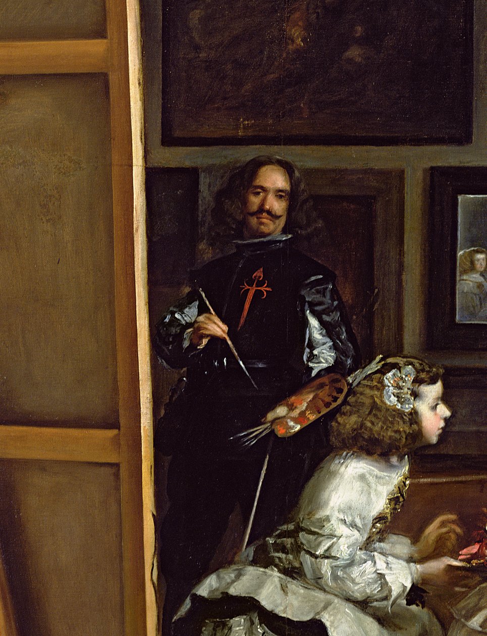 Las Meninas vagy IV. Fülöp családja, 1656 körül (a 405. részlete) alkotó: Diego Velázquez
