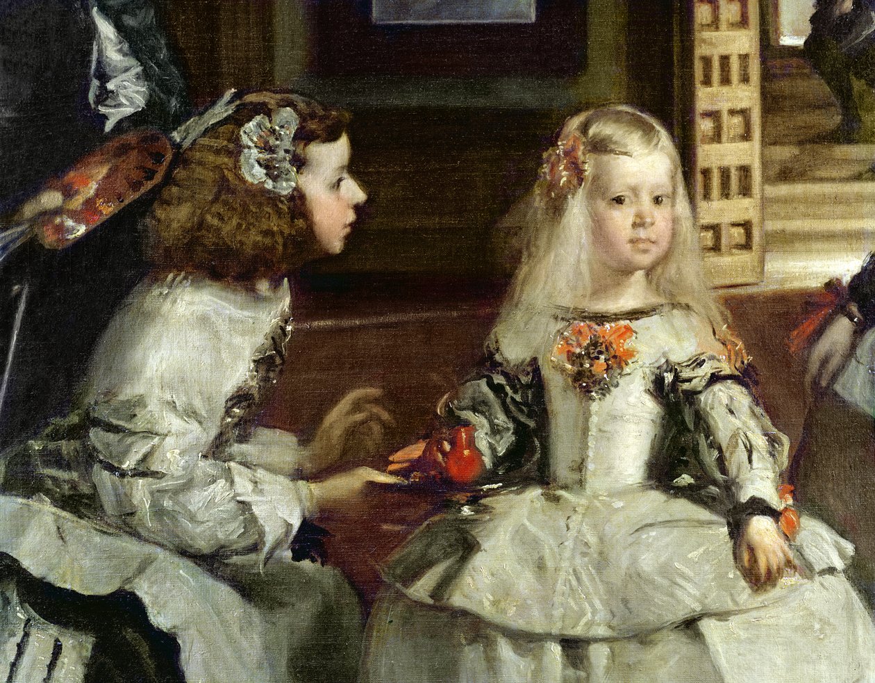 Las Meninas vagy IV. Fülöp családja, 1656 körül (részlet) alkotó: Diego Velázquez
