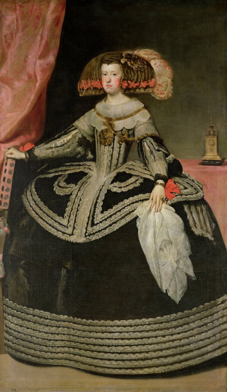 Mária Anna osztrák királynő (1634-96), c. 1652 alkotó: Diego Velázquez