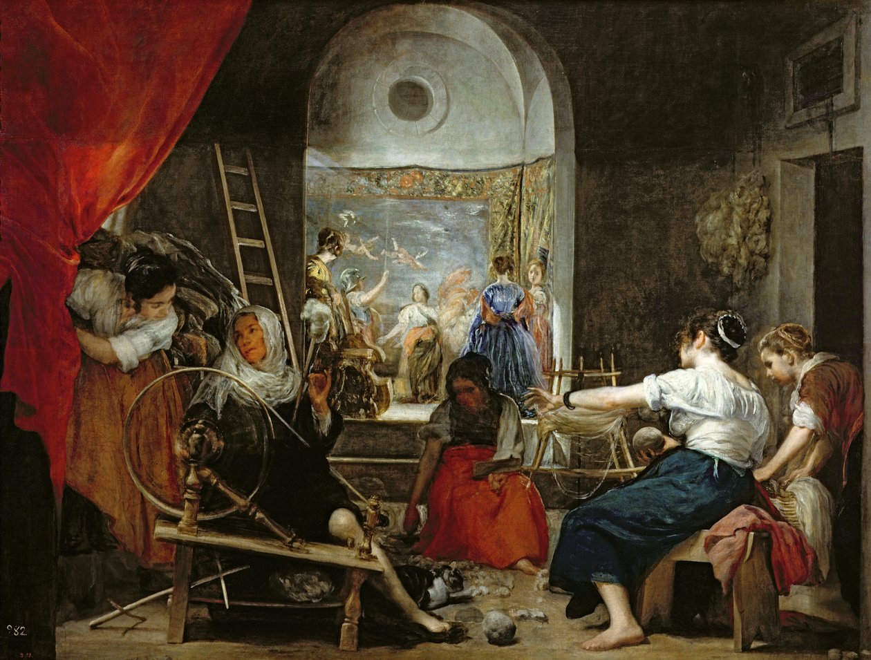 The Spinners, vagy The Fable of Arachne, 1657 (részletekért lásd: 36741) alkotó: Diego Velázquez