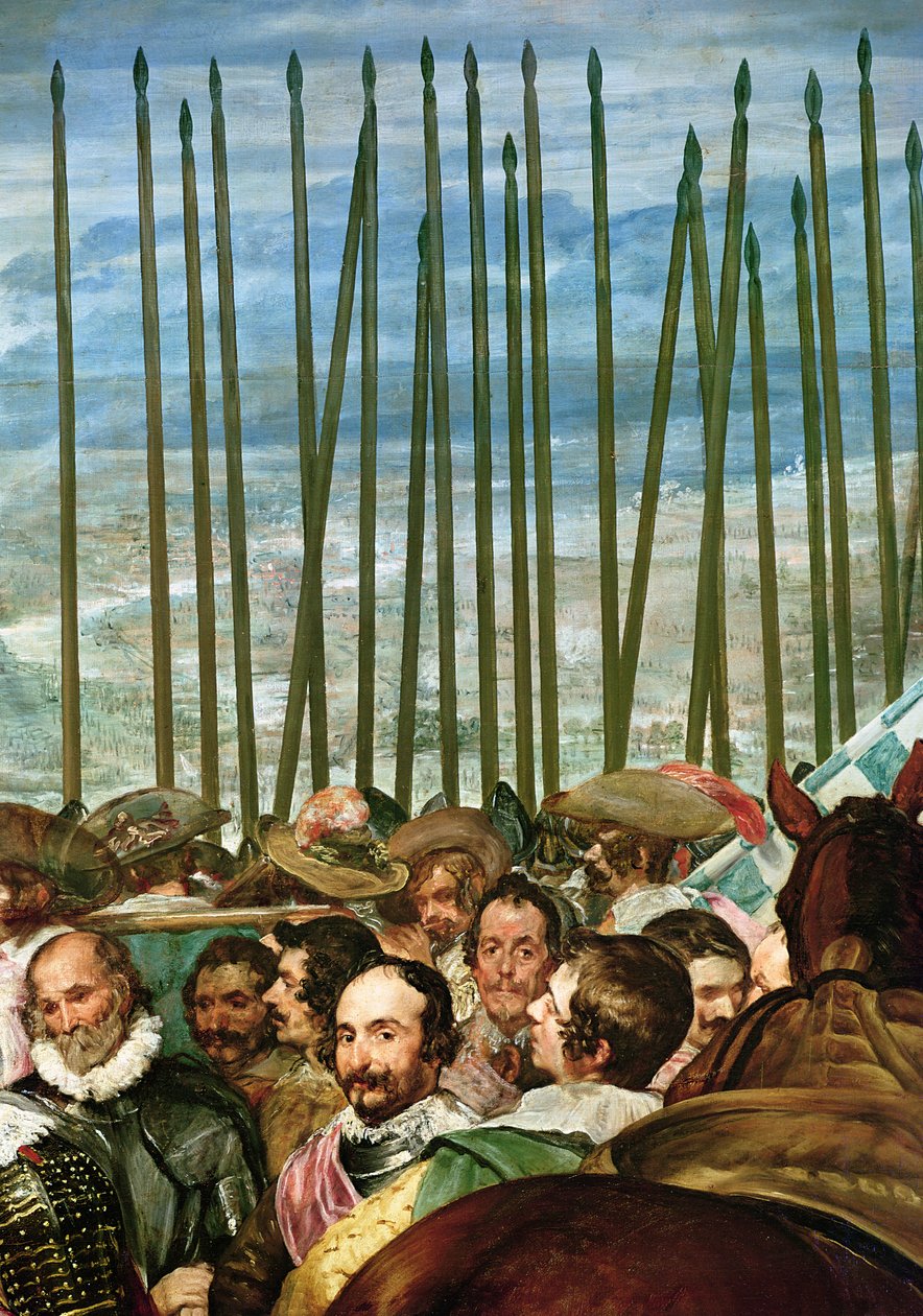 Breda megadása, 1625, lándzsás katonák részlete, 1635 körül (lásd még: 30730) alkotó: Diego Velázquez