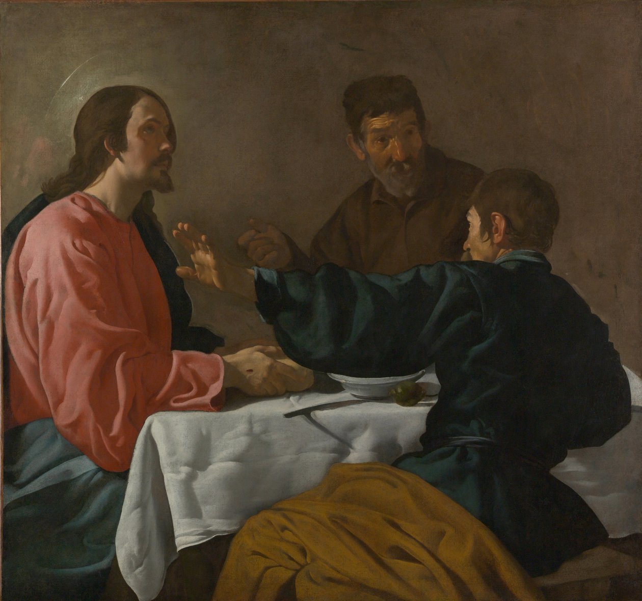 Vacsora Emmausban alkotó: Diego Velázquez
