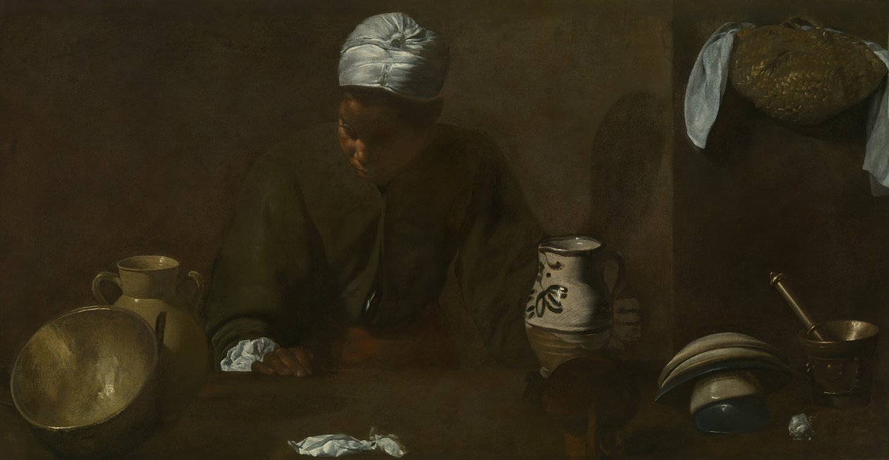 Konyhai jelenet, 161820. alkotó: Diego Velasquez
