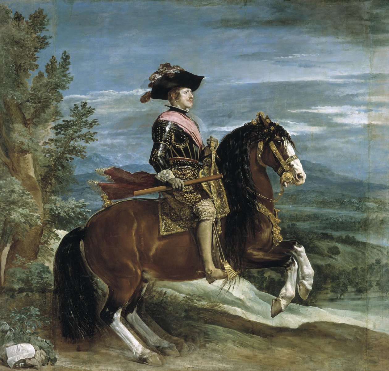 Fülöp lovas portréja IV alkotó: Diego Velázquez