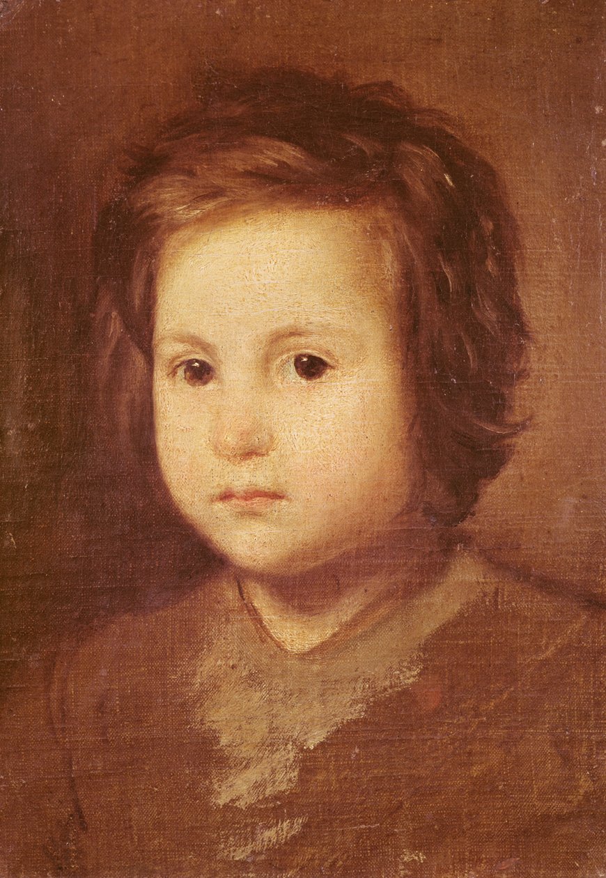 Egy gyermek feje, 1650 alkotó: Diego Velázquez