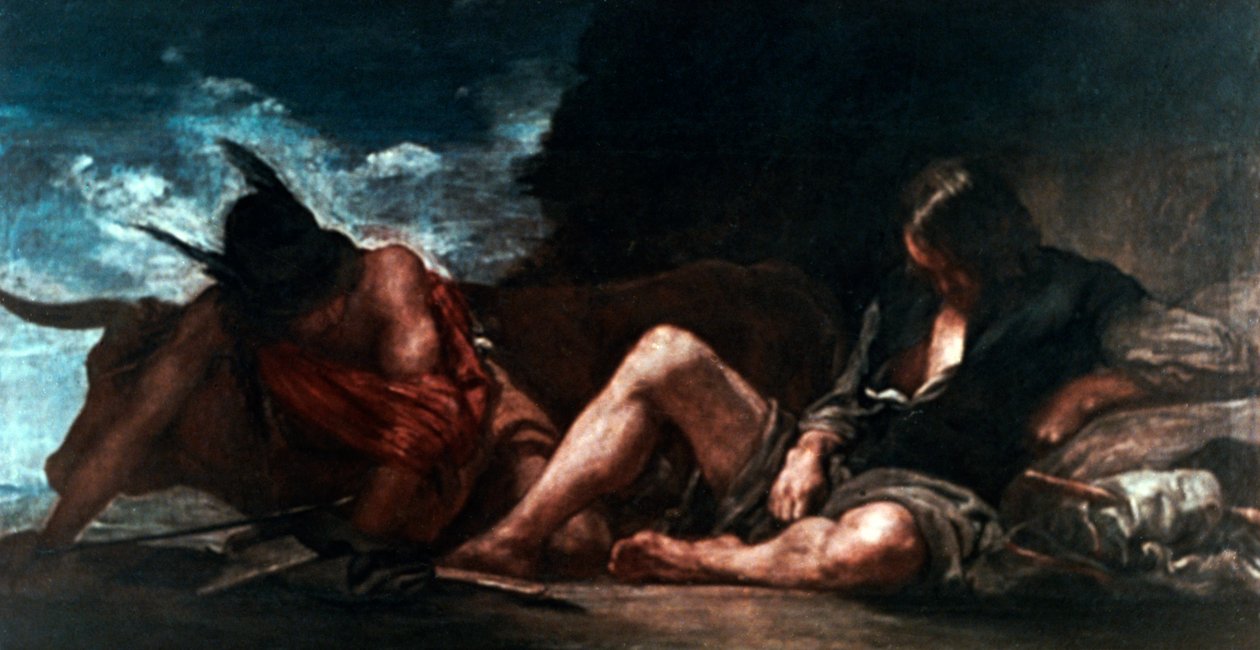 Merkúr és Argus, c1659. alkotó: Diego Velázquez