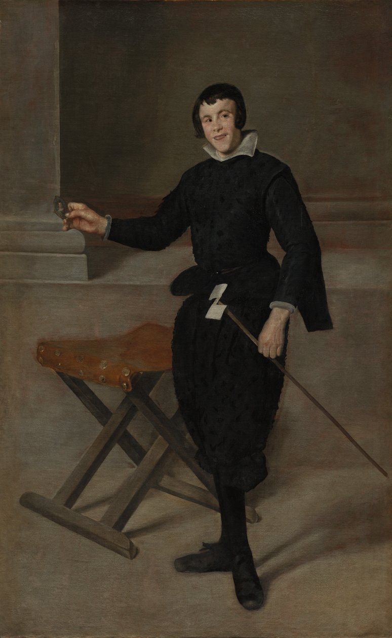 A Jester Calabazas portréja alkotó: Diego Velázquez