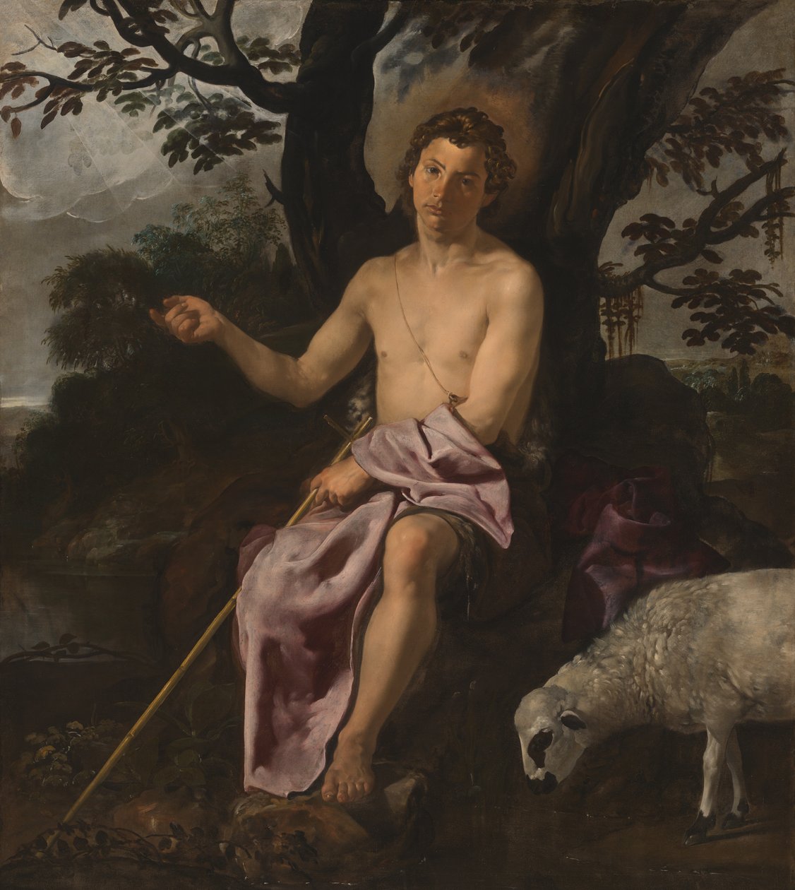 Keresztelő Szent János a pusztában alkotó: Diego Velázquez