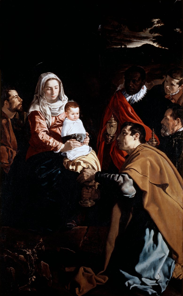 A mágusok imádása, 1619. alkotó: Diego Velázquez