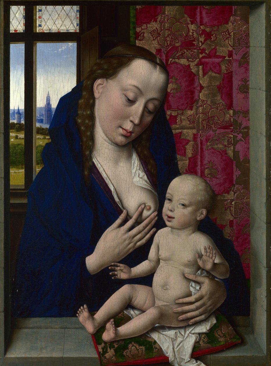 Mária és gyermeke alkotó: Dieric Bouts