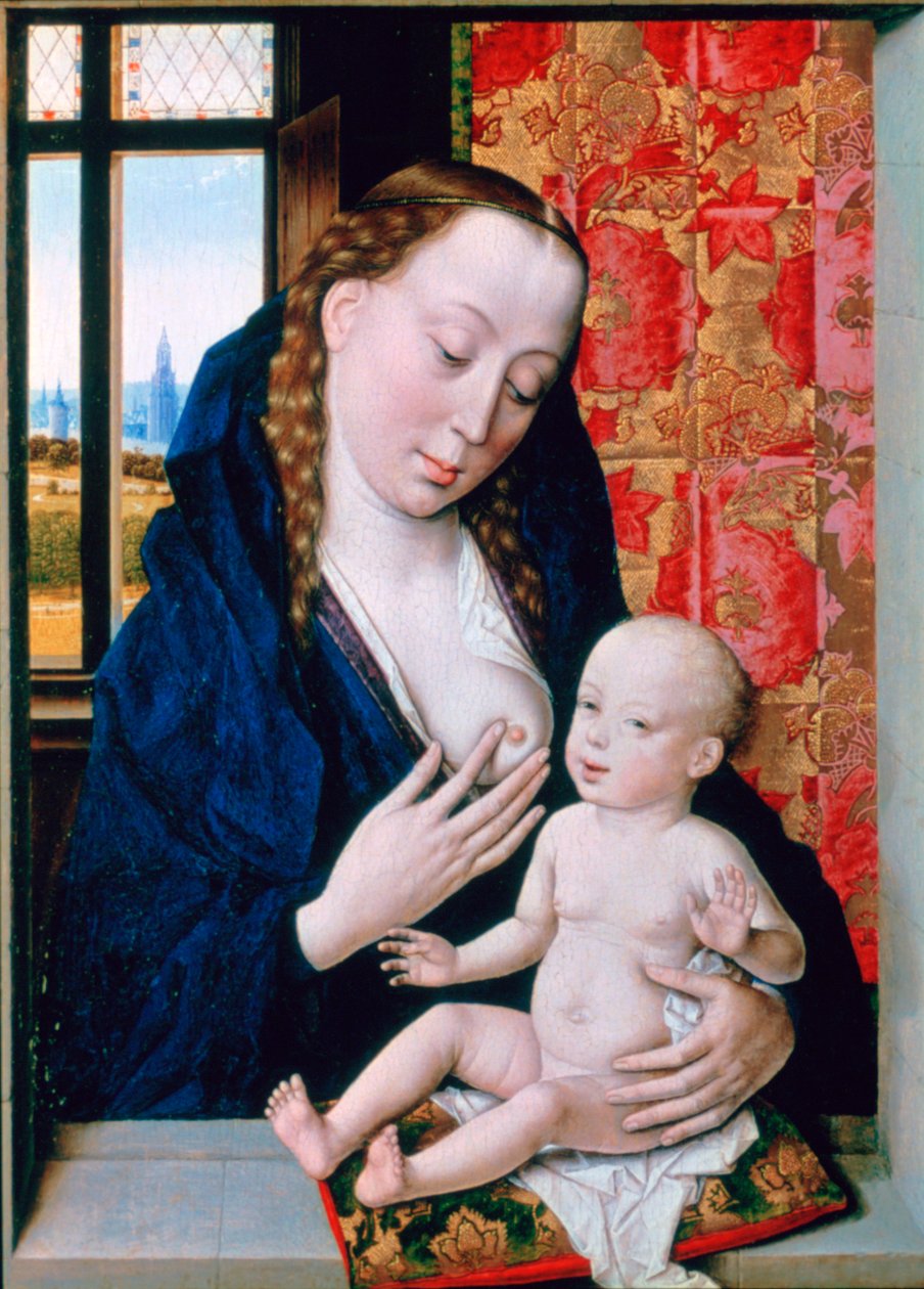 Mária és gyermeke, 1465 alkotó: Dieric Bouts