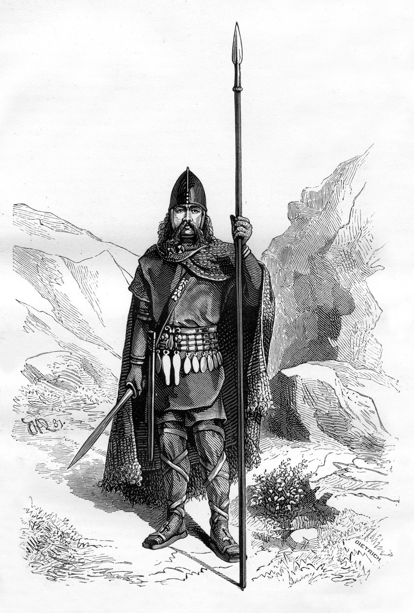 frank főnök, V. század 1882-1884. alkotó: Dietrich