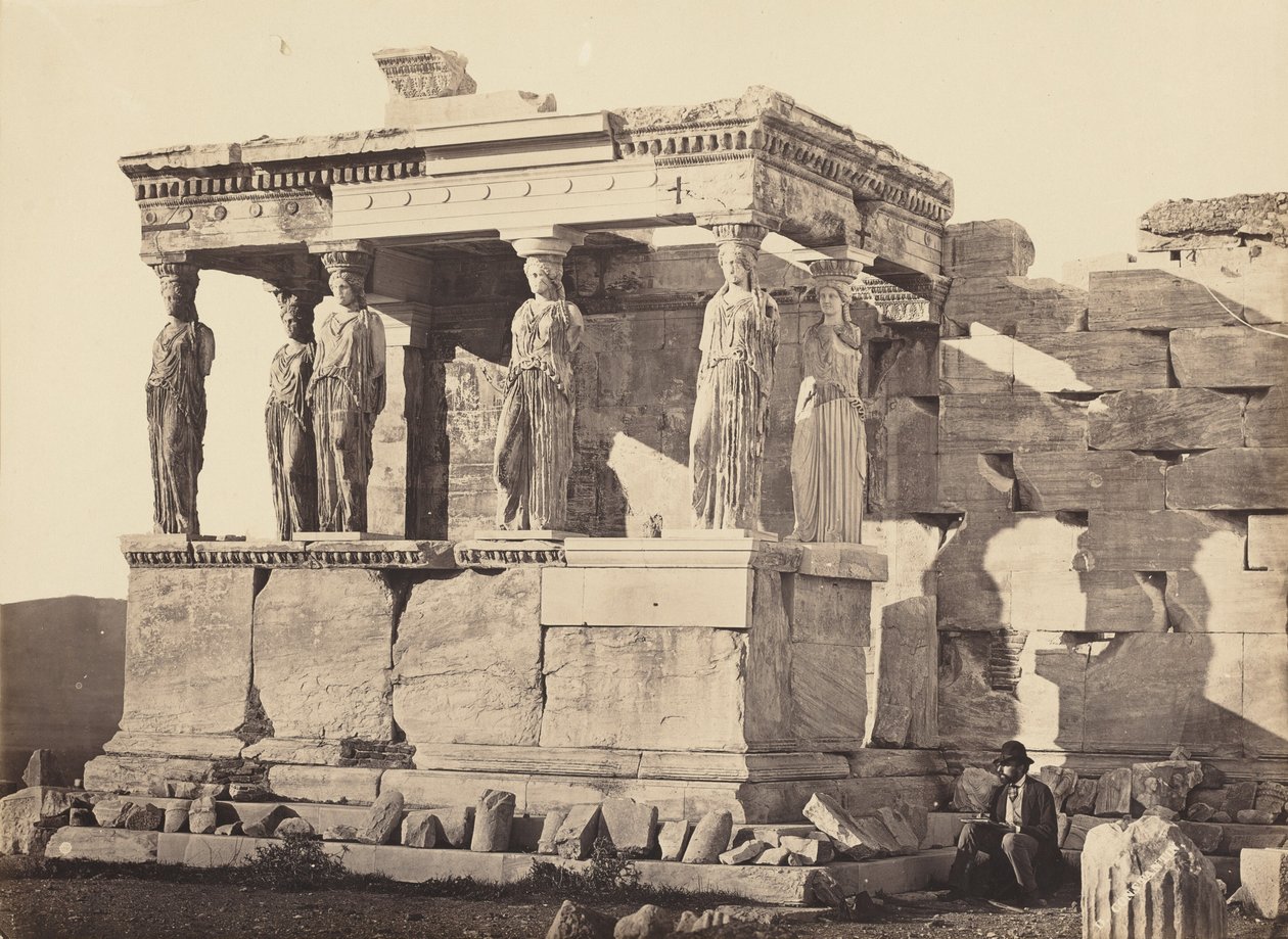 A Karyatidák,1860-1865 (fénykép) alkotó: Dimetrius Constantine