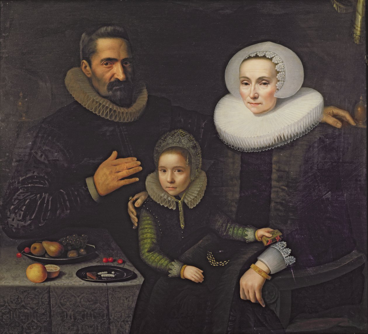 Családi portré alkotó: Dirck Santvoort