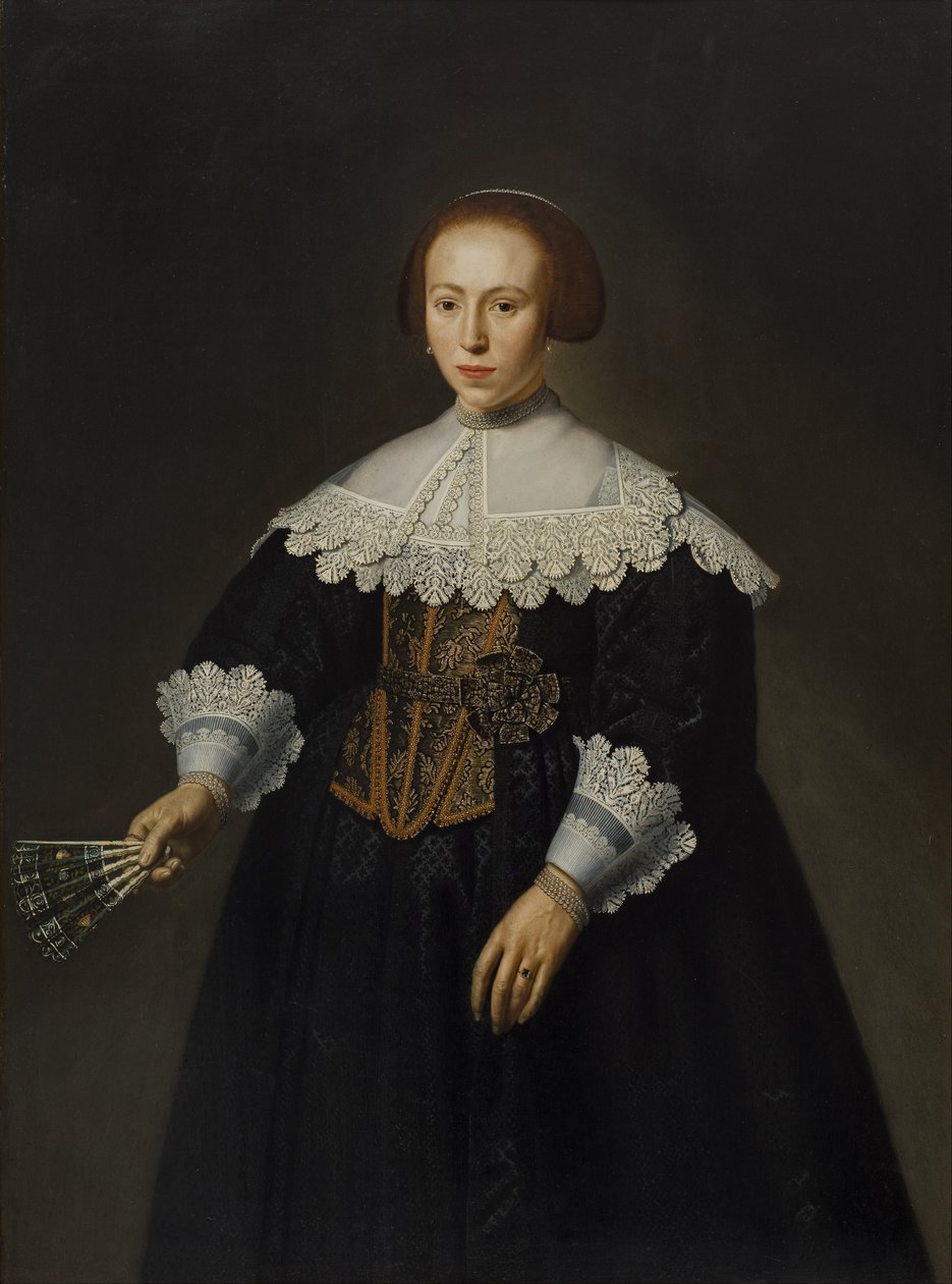 Egy hölgy portréja alkotó: Dirck Santvoort