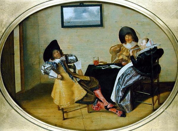 Közösségi összejövetel alkotó: Dirck Hals