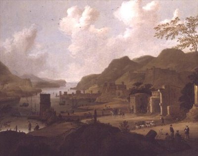 Egy olasz torkolat alkotó: Dirck Verhaert