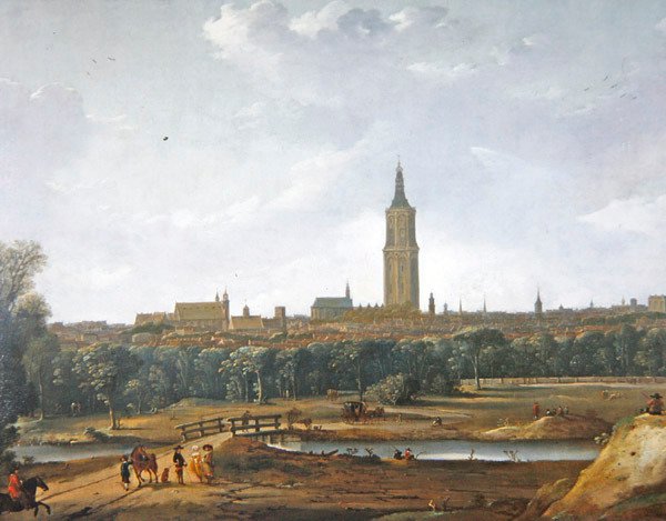 Kilátás Hágára (olaj, vászon) alkotó: Dirck Verhaert