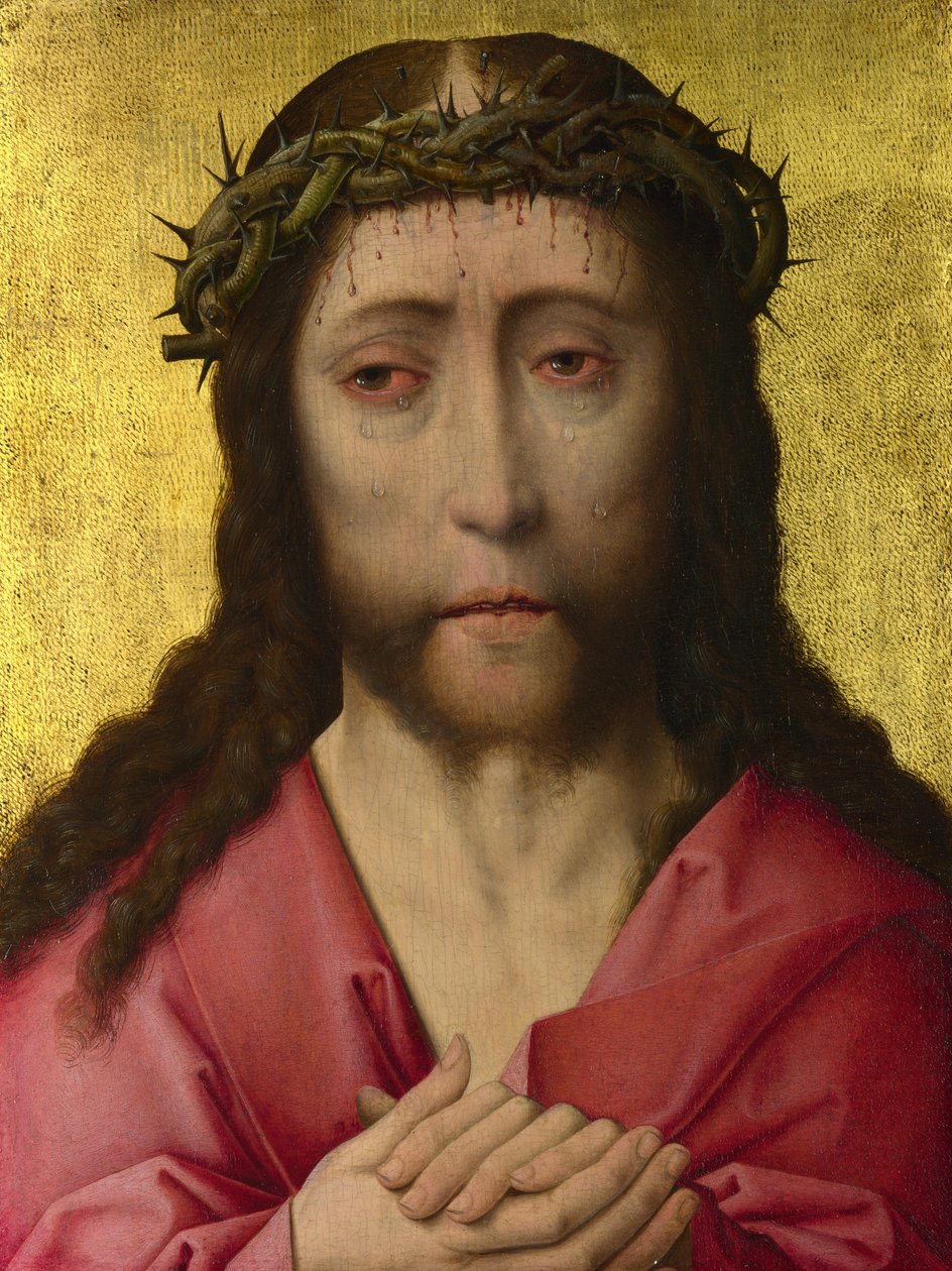 A tövisekkel megkoronázott Krisztus, kb. 1470-1475 alkotó: Dirk Bouts