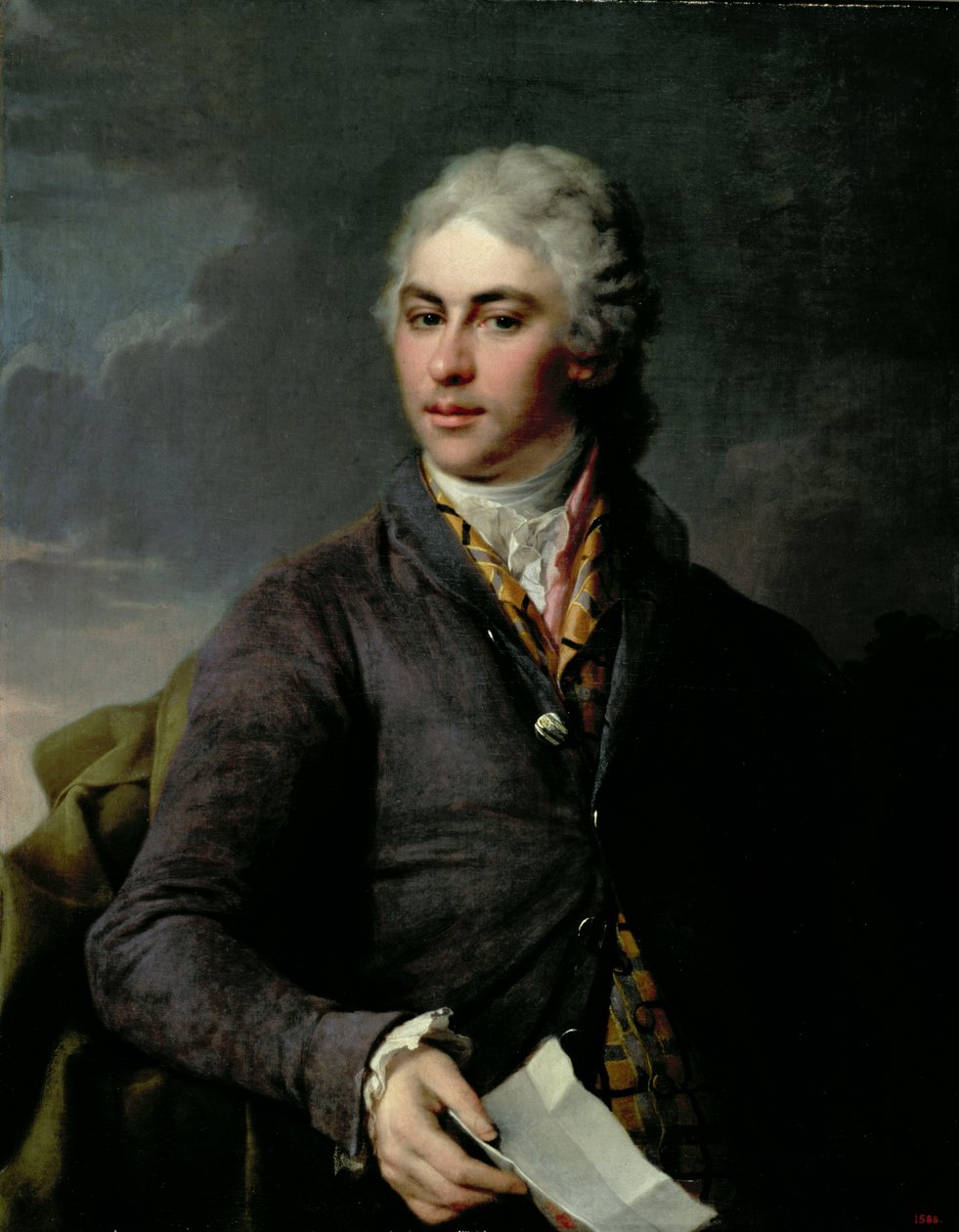 Jakov Ivanovics Bilibin (1779-1854) portréja, 1801 alkotó: Dmitri Grigorievich Levitsky