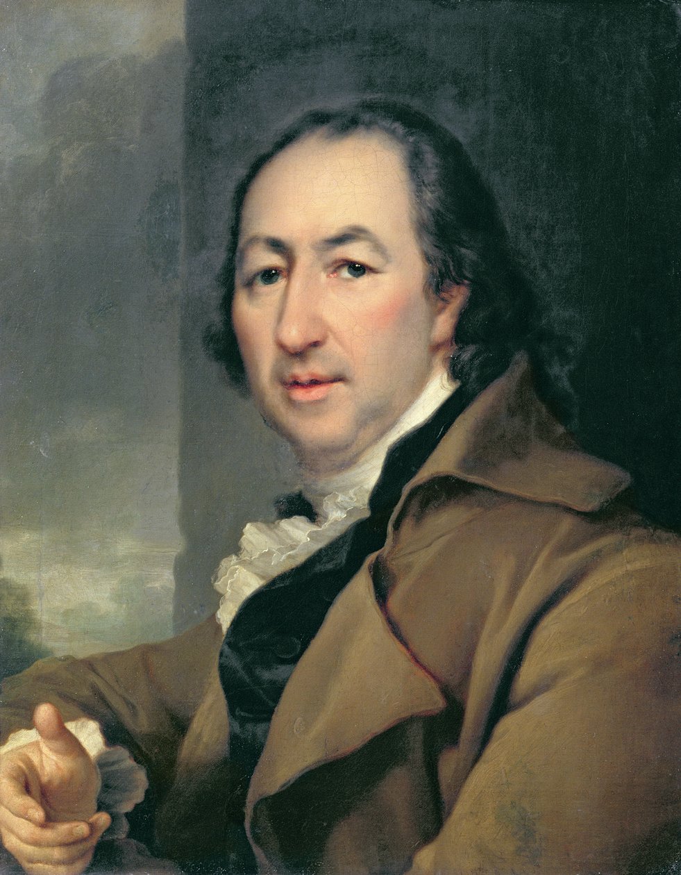 Nyikolaj Ivanovics Novikov orosz író portréja, 1797 (1744-1818) alkotó: Dmitri Grigorievich Levitsky