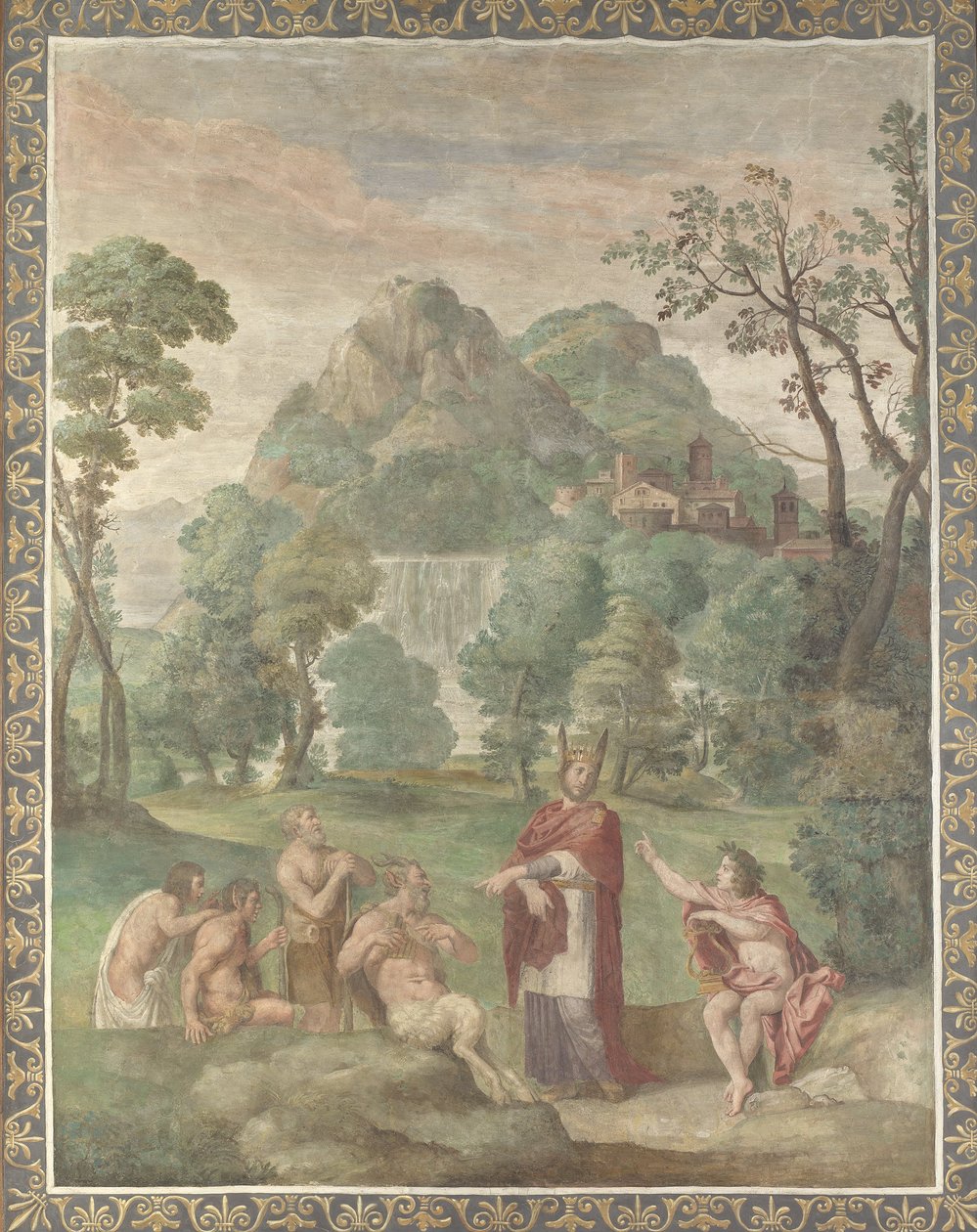 Midas ítélete alkotó: Domenichino
