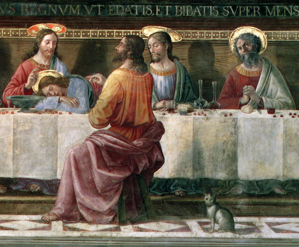 Az utolsó vacsora (43922 részlet) alkotó: Domenico Ghirlandaio